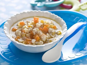 Krämig majs och kycklingsoppa Krämig majs och kycklingsoppa