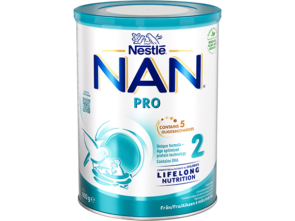 Nestlé NAN PRO 2 pulver 800g dåse 5HMO Nestlé NAN PRO 2 pulver 800g dåse 5HMO