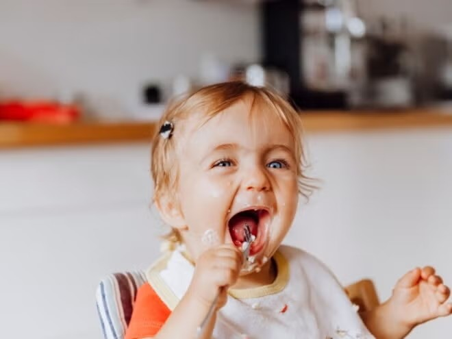 Smakportioner för bebis