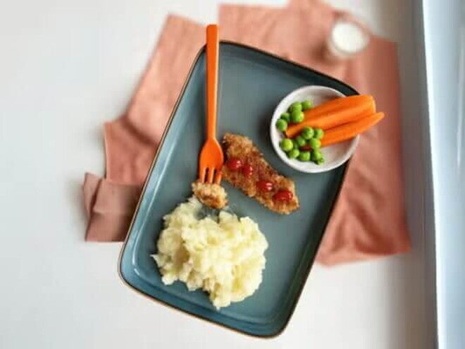 Fiskpinnar och potatismos Fiskpinnar och potatismos
