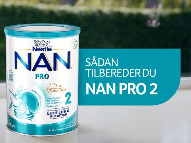 NAN Pro 2 Tilberedelse
