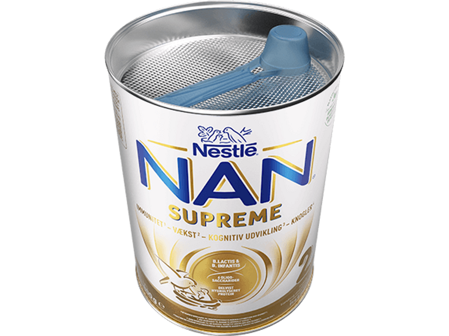 Nestlé NAN SUPREME 2 pulver 800g dåse open 1