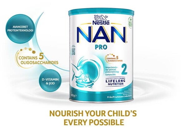 NAN PRO 2 800g tilskudsblanding NAN PRO 2 800g tilskudsblanding