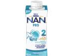 Nestlé NAN PRO 2, drikkeklar tilskudsblanding udelukkende baseret på mælk i 200ml brik til spædbørn fra 6 måneder